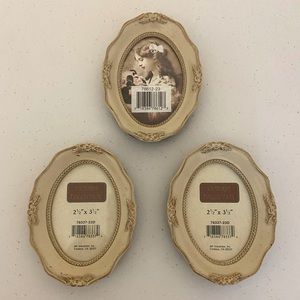 Set of 3 Oval Picture Frames